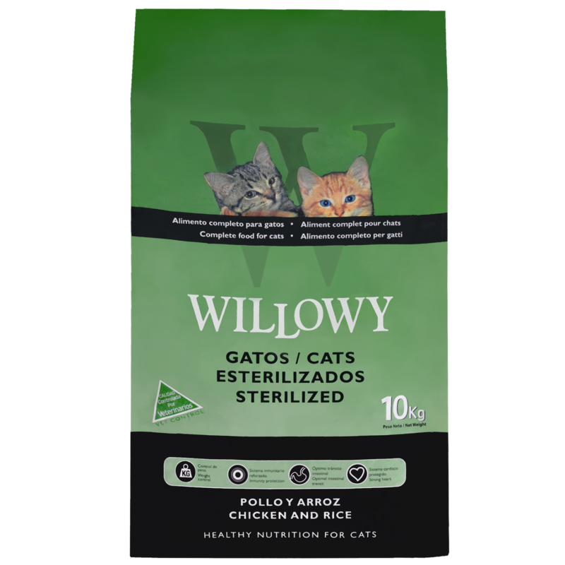WILLOWY GATOS ESTERILIZADOS 10Kg